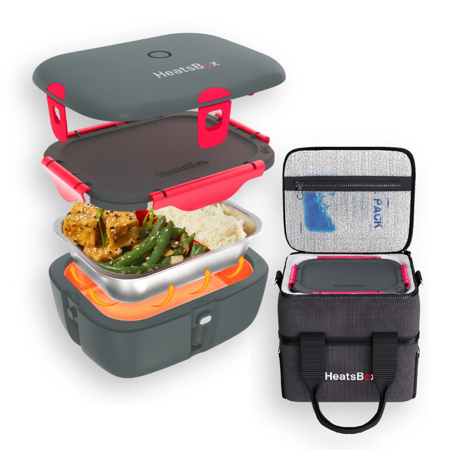 Carry Bag Bundle: HeatsBox GO Electric Lunchbox + Carry Bag